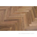 Parquet en espiga de nogal americano chevron